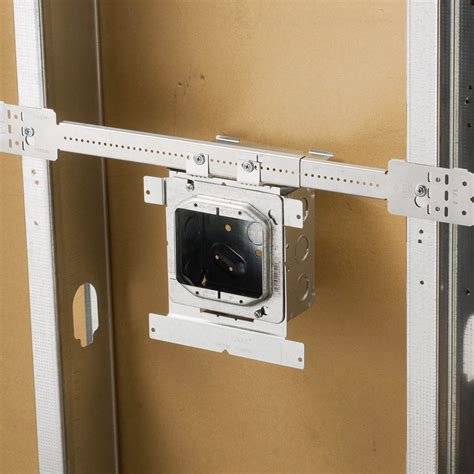 electrical junction box corner mounting bracket|adjustable electrical box bracket.